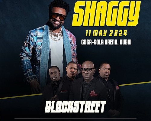Repost• @direalshaggy Dubai! May 11th, @cocacolaarena with @official_blackstreet 
It’s 🆙🆙🆙🆙