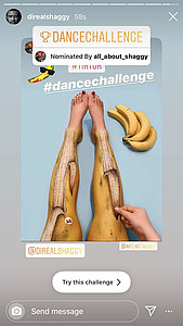 ...or on his IG stories...