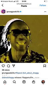 Also the mighty Bounty Killer reposts from shaggyfan.com