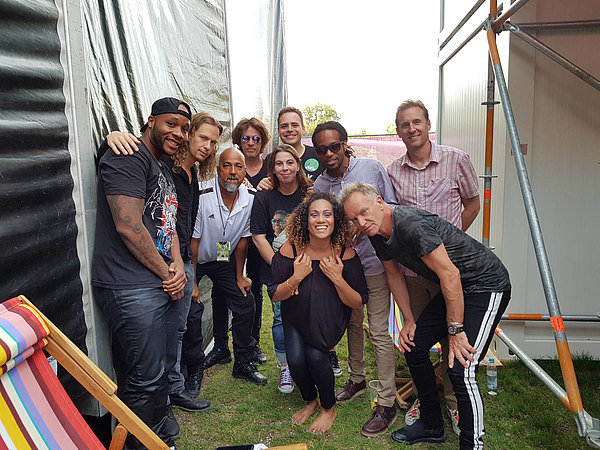 Die Band (ohne Shaggy)